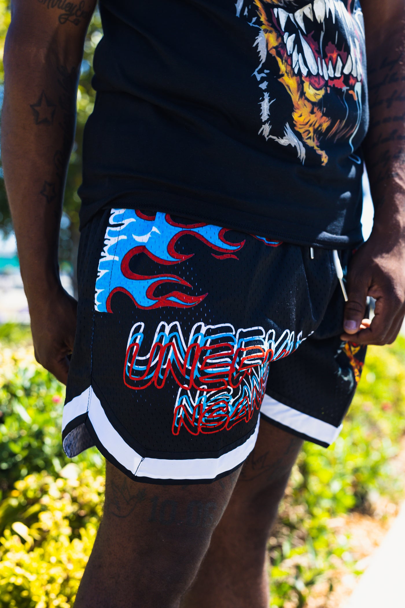 Nsane Big Dog Shorts - Unique Sweatsuits, hats, tees, shorts, hoodies, Outwear & accessories online | Uneekly Nsane