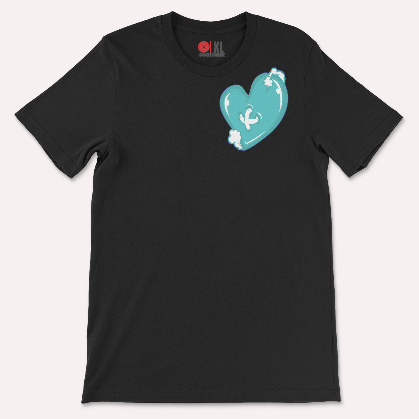 NSANE Heart T (Red Pink Royal Teal) - Unique Sweatsuits, hats, tees, shorts, hoodies, Outwear & accessories online | Uneekly Nsane