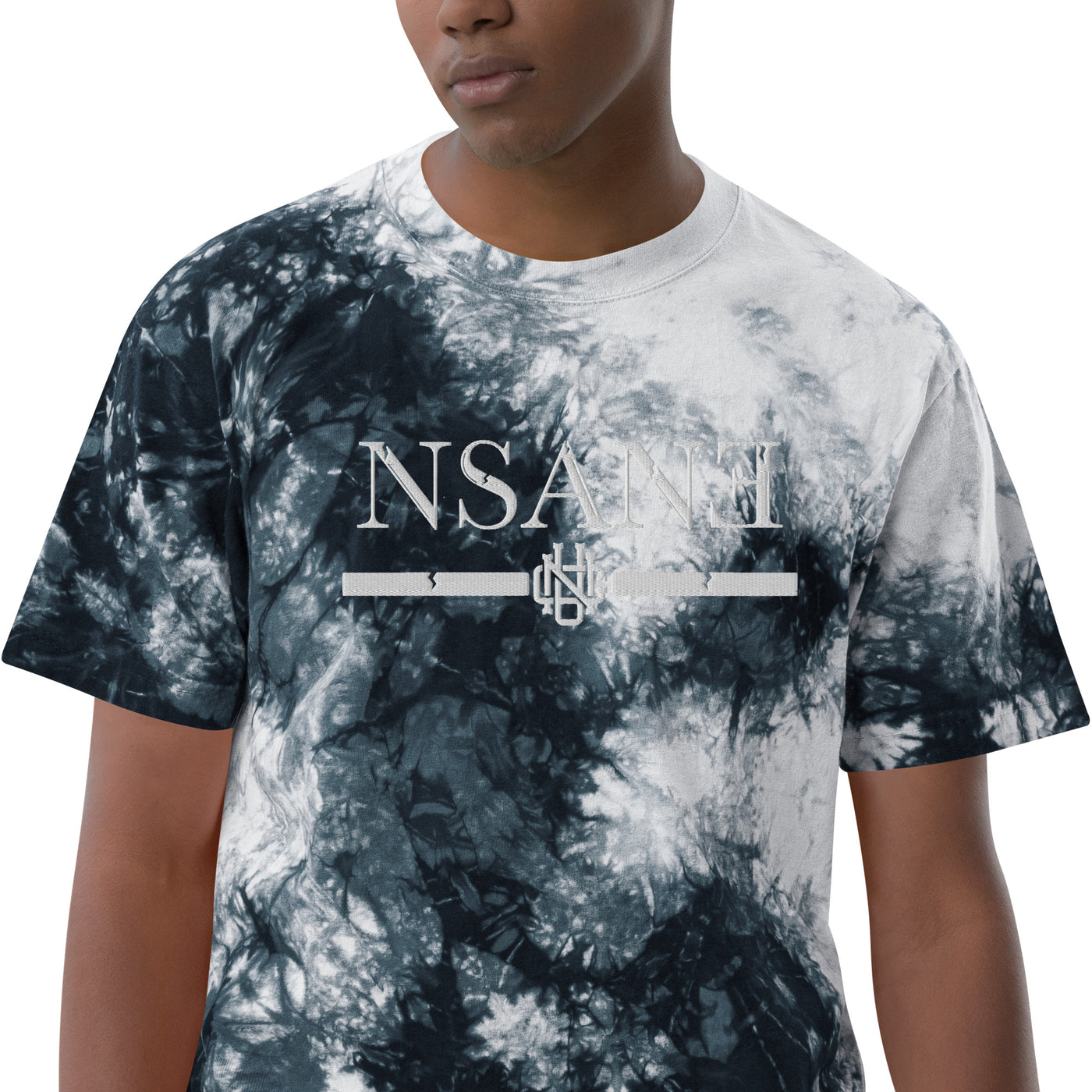 Nsane Signature Oversized tie-dye t-shirt - Unique Sweatsuits, hats, tees, shorts, hoodies, Outwear & accessories online | Uneekly Nsane