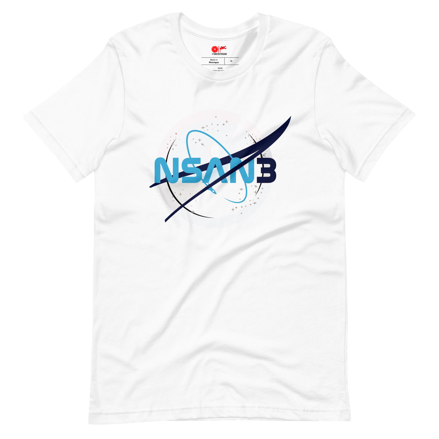 NSANE SPACE T-Shirt (University blue) - Unique Sweatsuits, hats, tees, shorts, hoodies, Outwear & accessories online | Uneekly Nsane