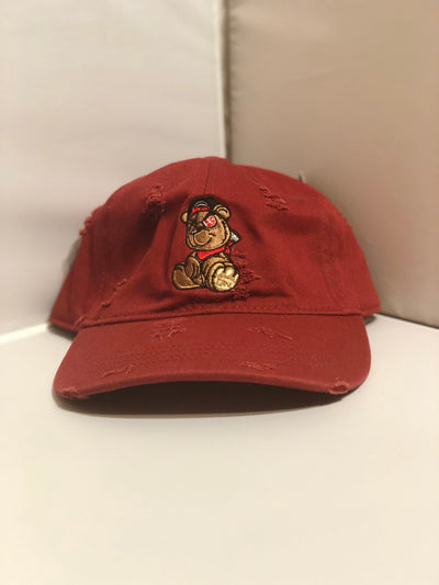 Hatbakwurdz bear distressed dad hat - Unique Sweatsuits, hats, tees, shorts, hoodies, Outwear & accessories online | Uneekly Nsane