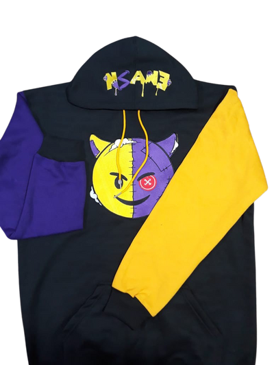 Nsane Demon Tyme Hoodie (Lakeshow edition - Unique Sweatsuits, hats, tees, shorts, hoodies, Outwear & accessories online | Uneekly Nsane