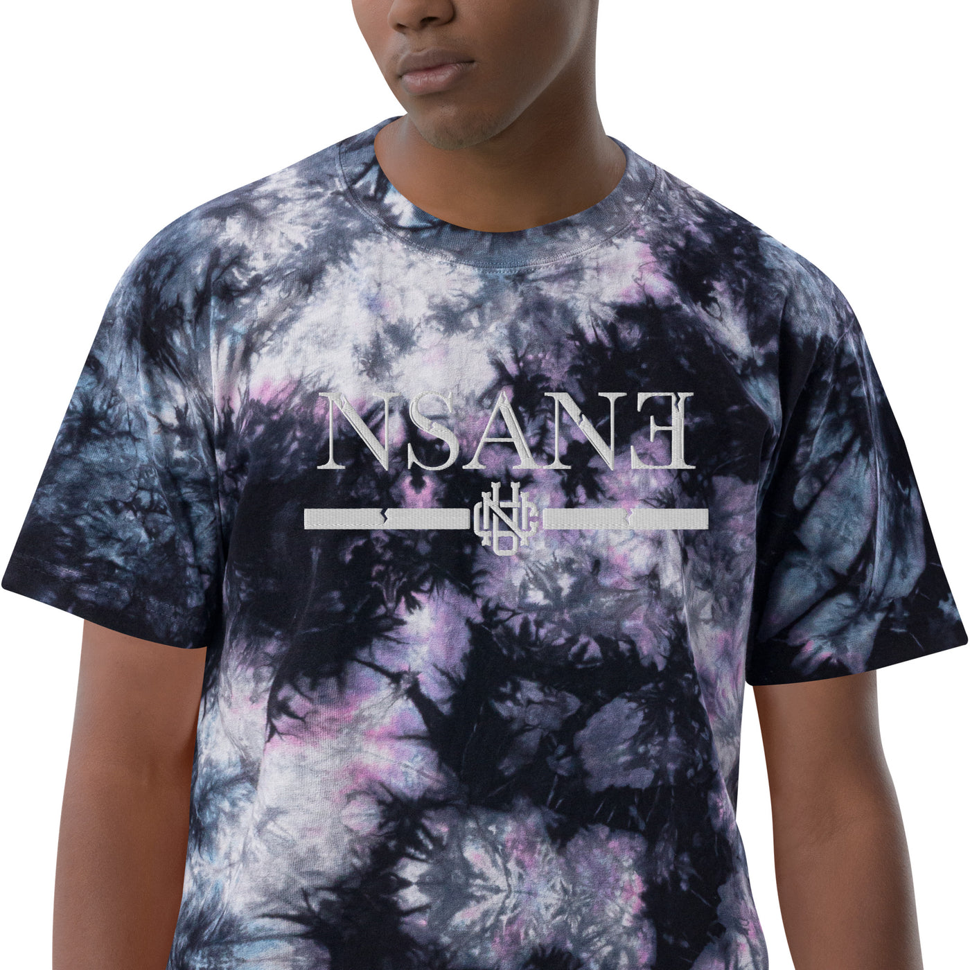 Nsane Signature Oversized tie-dye t-shirt - Unique Sweatsuits, hats, tees, shorts, hoodies, Outwear & accessories online | Uneekly Nsane