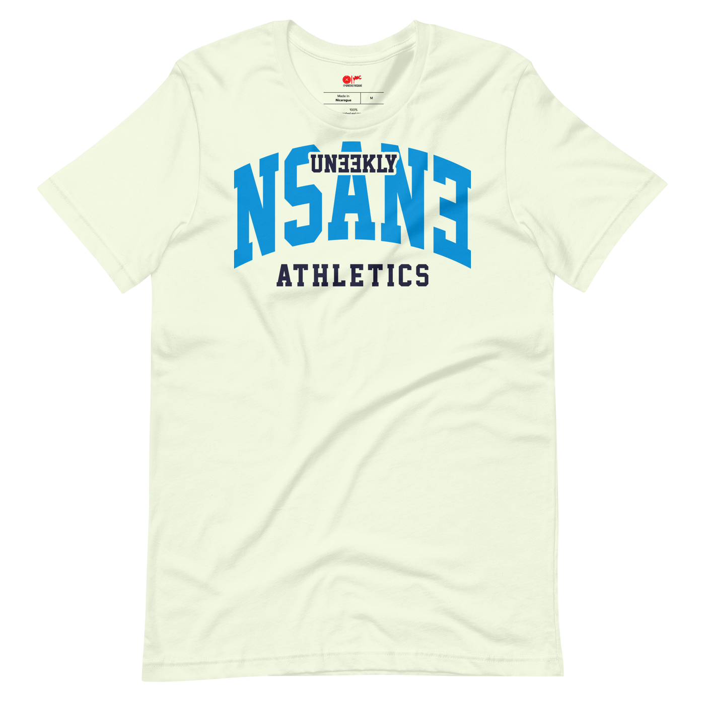 Nsane Athletics T-Shirt (University blue) - Unique Sweatsuits, hats, tees, shorts, hoodies, Outwear & accessories online | Uneekly Nsane